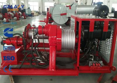 Linha de transmissão tração intermitente máxima do extrator hidráulico 60kN do equipamento