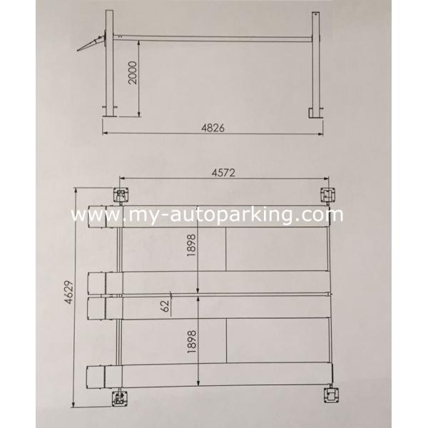 Four Post Double Parking Car Lift/ 2 Level Parking Lift / Double Parking Car Lift Manufacturers Looking for Distributors