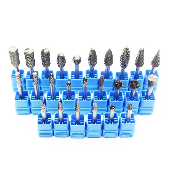 Long Shank 10 Pieces of Tungsten Carbide Burr 1/4 Inch Tool Long Drill Bit for Metal Grinding Carbide Burr Manufacturer