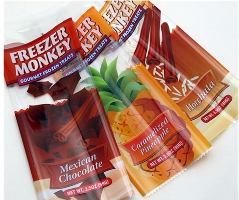 Wholesale heat sealing plastic packaging bags ice cream popsicle bag