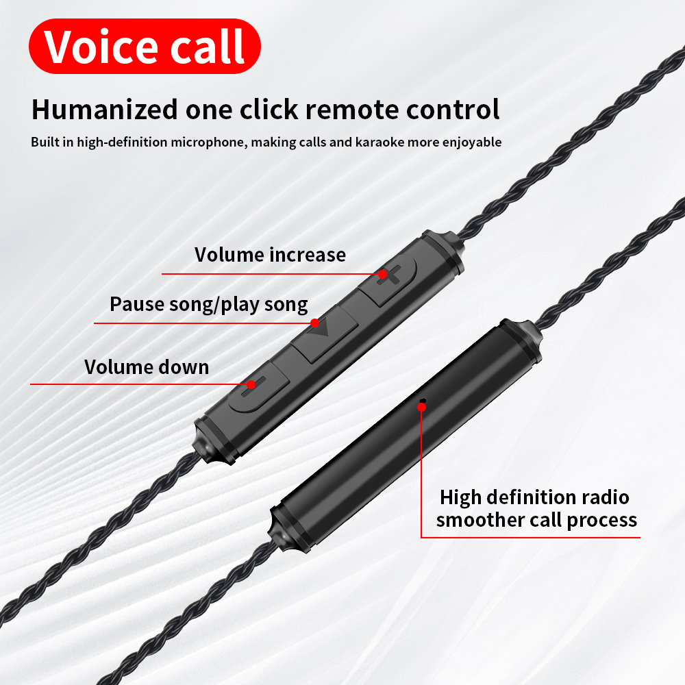 ML-AZ04 Type‑C/3.5mm Wired In‑Ear Earphones, 10mm Dynamic Driver HiFi Stereo Earbuds, Ergonomic Over‑Ear Hook Design with Built‑in Microphone Volume Control, 360° Surround Sound Sports Headphones