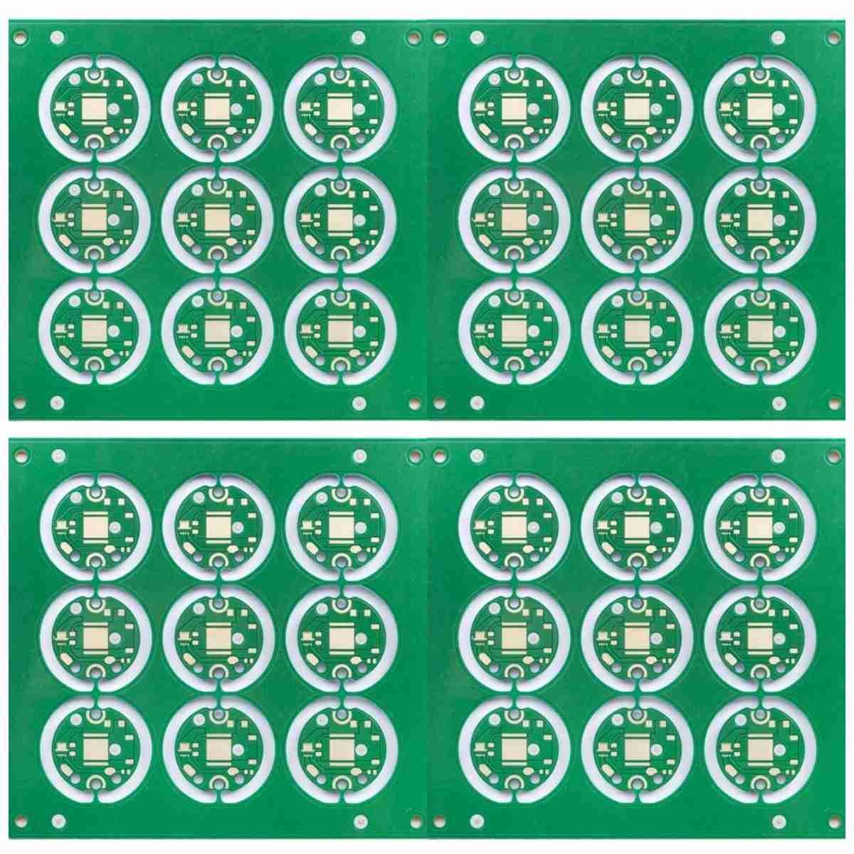 Облегченная алюминиевая маска припоя зеленого цвета доски PCB привела светлую доску Pcb 3.0mm