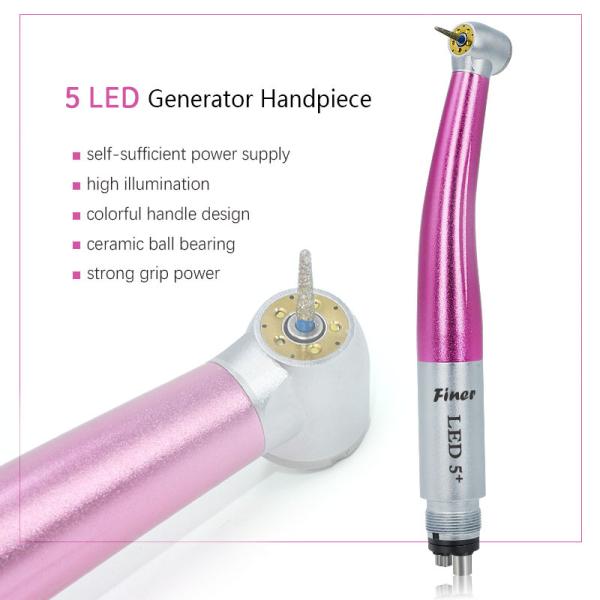 Push Button Dental Handpiece Unit 2 Hole High Speed Increasing For Student