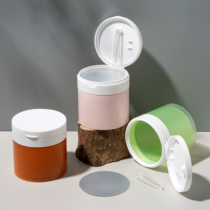 Plastic Containers for Cosmetic pads Diameter 60 Durable and Lightweight