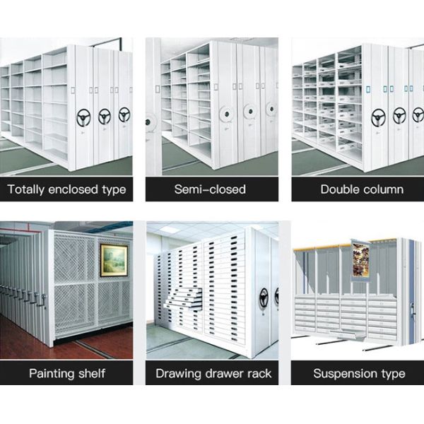 Manual Mobile Shelving Hand Cranked Movable Compact Shelves Archives Compactor Rack System
