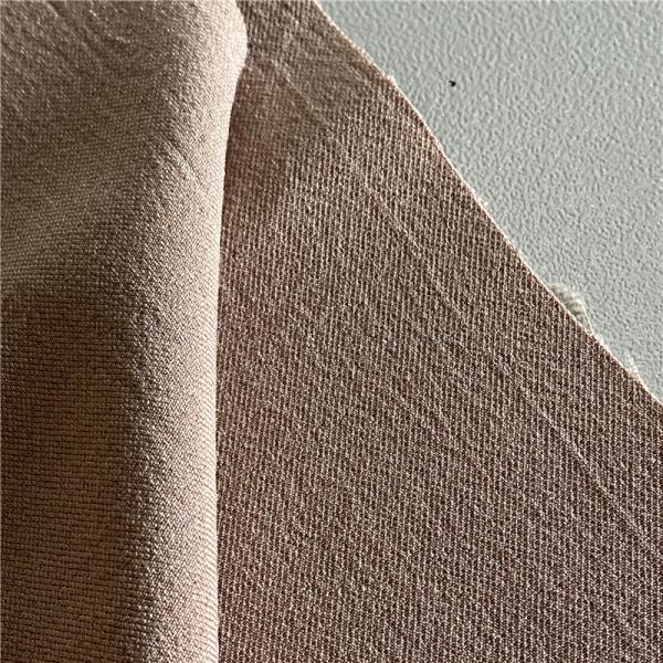90% Polyester 10% Spandex Woven Twill 4-Way Stretch Style Khaki Elastane Fabric for Fashion Clothing