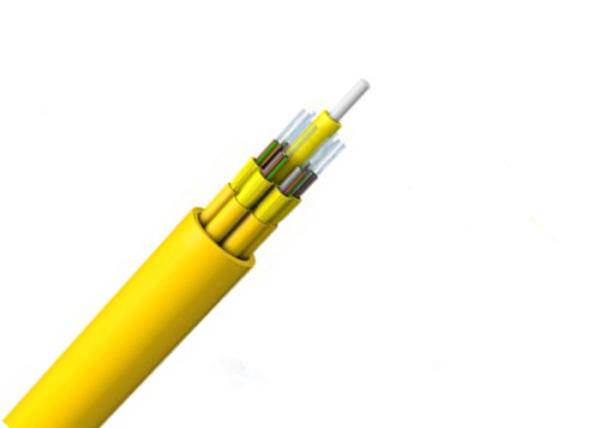 48 Core LSZH Jacket Multipurpose Singlemode Yellow Jacket Fiber Optic Distribution Cable with 2.0mm / 3.0mm Branch