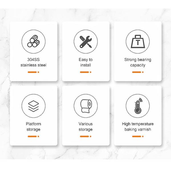 Europe Design Hotel Bathroom Shower Accessories 4 Piece Shower Set 304SS