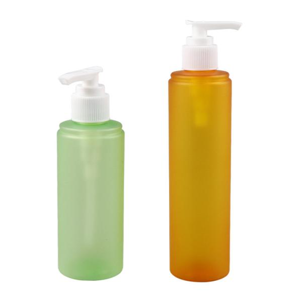 200ml 300ml 350ml Cosmetic Lotion Pump Packaging PET Shampoo Bottle