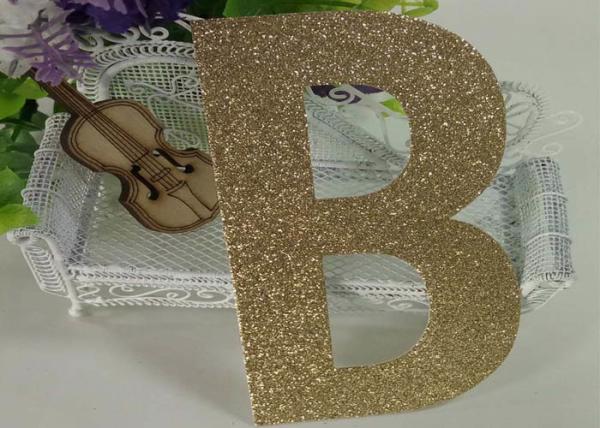 Birthday Party Decorations Kids Glitter Paper Letters Paper Cutting Alphabet