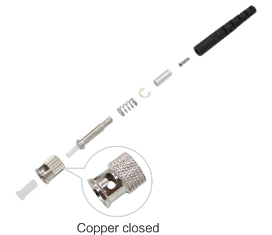 ST Series Fiber Optic Connector with Ceramic Ferrule and Pre-polished Design for Reliable Performance