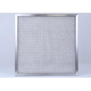 High Temperature Resistant Pleated Panel Air Filters Resist Of 300 Degrees Celsius