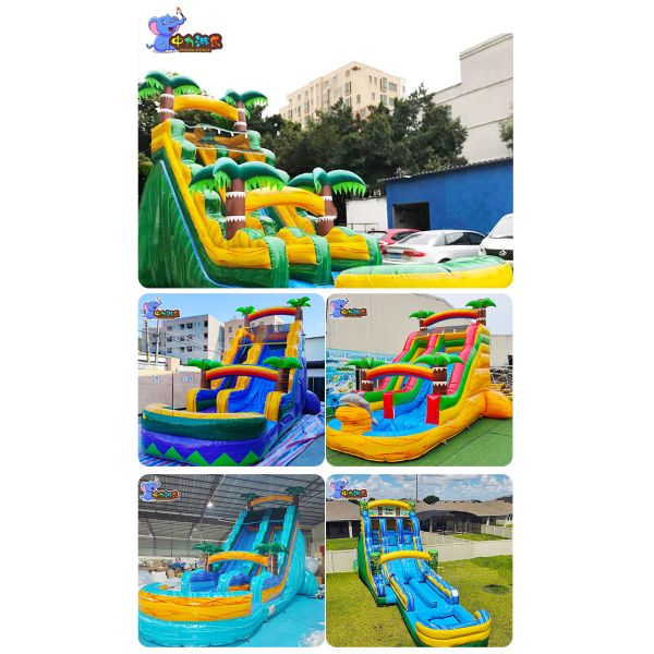 Customization Inflatable Water Slide Kids Bounce House Water Slide 