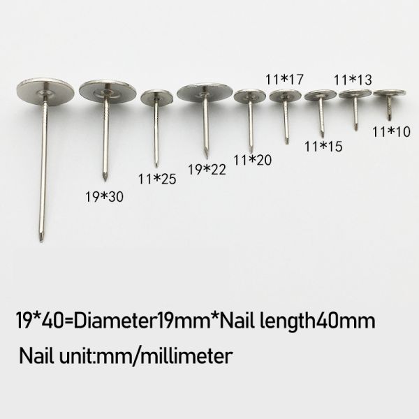 Sofa Industry Nail Furniture Decorative Nails Silver Flat Head Upholstery Pins Decorative Pushpin Furniture Sofa Pins