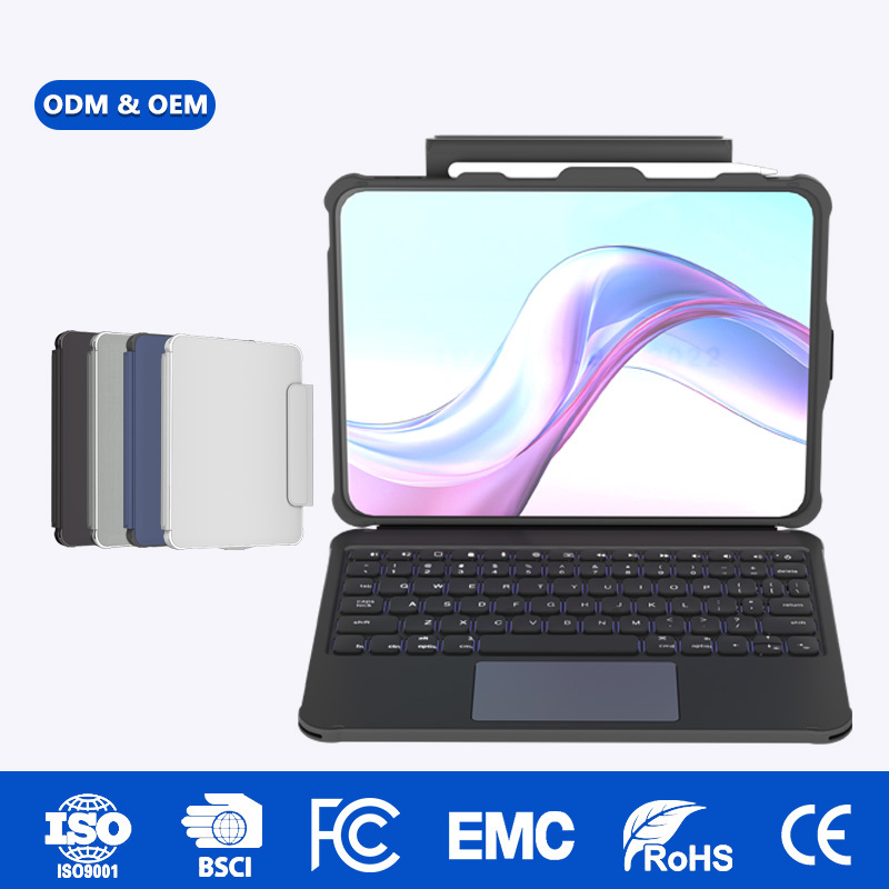USB‑C Keyboard Case for iPad A16 Plug & Play, Tablet Powers Keyboard, Gravity Pressure Lock, 20‑30KG Tear‑Resistant, Custom Keyboard Language Layout