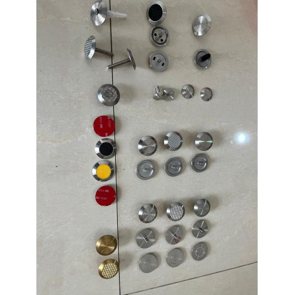 ROADSAFE Stainless Steel 304 316 Tactile Indicator Stud Strip Bar Road Stud Blind Warning Paving Tile Metal