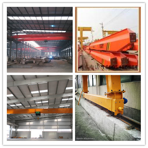 Industrial Single Girder Overhead Cranes With Electric Hoist Trolley
