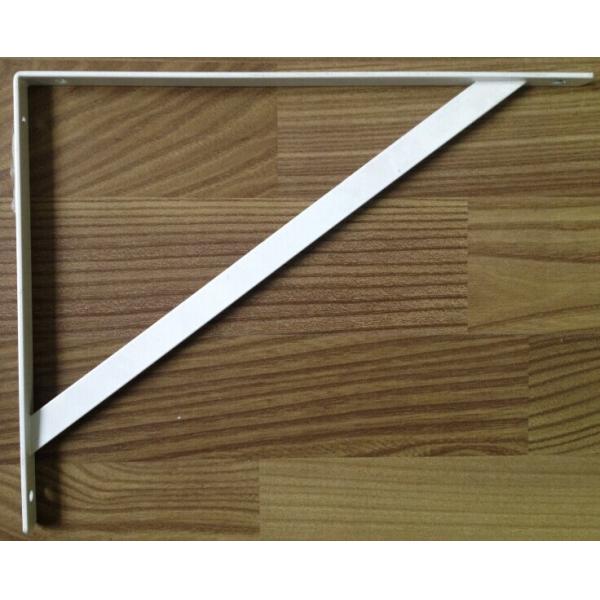 Sturdy  Metal Shelf Hangers / 90 Degree Shelf Bracket Punching Installation