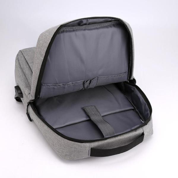 15Mochila portátil de nylon de 6 pulgadas con puerto USB 30x14x40cm