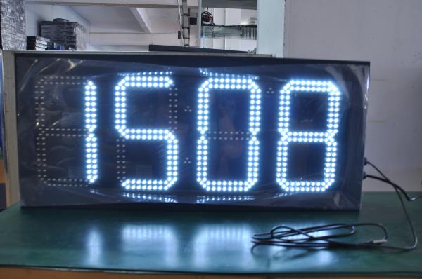 12 Inch Outdoor Led Temperature Display LED Time Board With Sensor Controlled