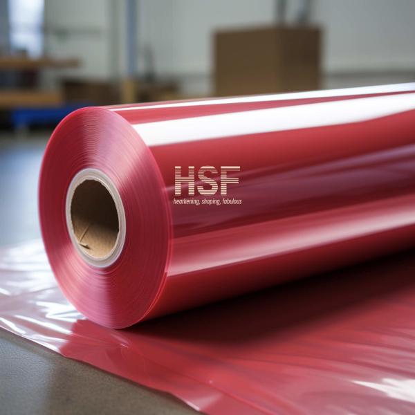 Прозрачная красная MOPP пленка из полипропиленовой пленки для ламинирования