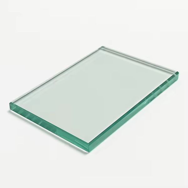 6mm Ultra White Floating Glass Panel UV Splicing For Display Cabinets