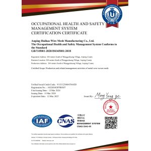 Anping Huihao Hardware Trading Co.,Ltd Certifications
