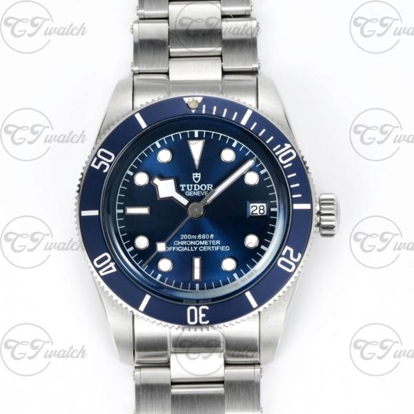 Tudor Black Bay 41mm Automatic Stainless Steel Watch Blue Dial Blue Bezel