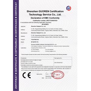 Shenzhen Realpark Co., Ltd. Сертификации