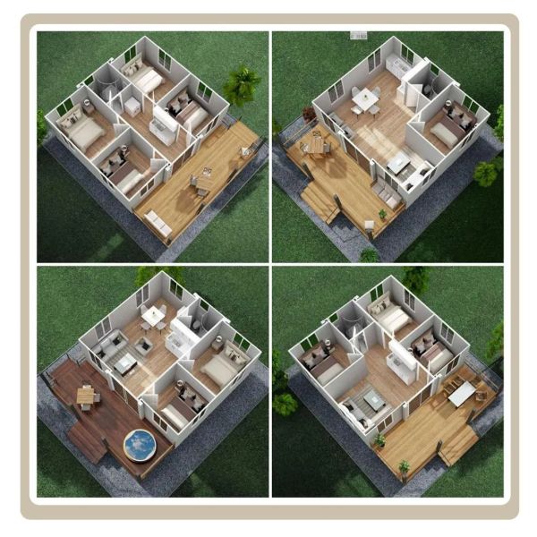 Standardized Expandable Container House for Fast Construction with High Load Bearing Capacity