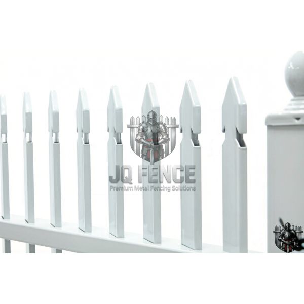 Ball Top Angled Picket Fence Decorative Picket Fence