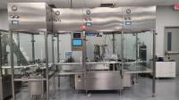 Máquina de enchimento de frasco giratório de 600 mm Máquina de tampa com sistema PLC