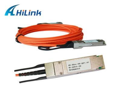O cabo da fibra de InfiniBand QDR QSFP, Huawei compatível/Cisco AOC cabografa QSFP-40G-AOC10M