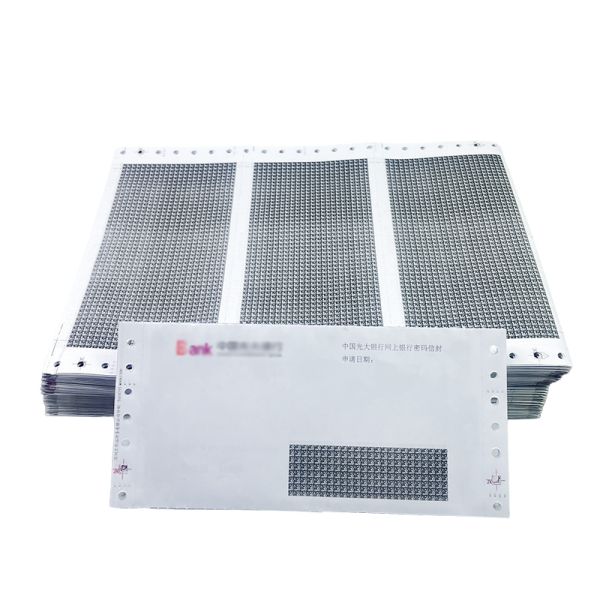 3 Ply Carbonless Security Envelope for Password Maintenance