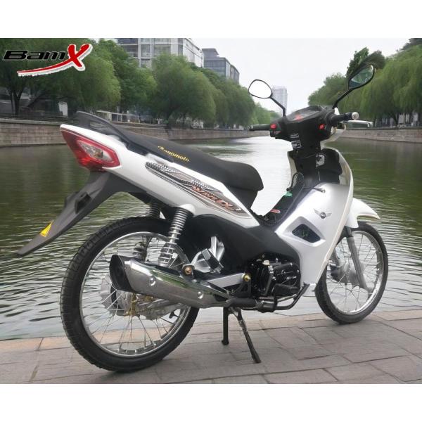 110cc CUB Motorcycle Max Power 4.7/8000kw/r/min Fuel Tank 4.4L Disc Brake Red/Black Color