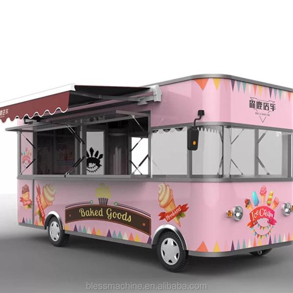 Stainless Steel Snack Food Catering Truck for and Durable Home Business in 's Market