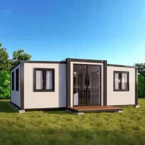 Fast Build Standard Double Wings Folding Expandable Container House Movable