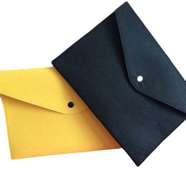 File Folders- Felt Folder Expanding File Folder Paper Envelope A4 Folders With Lanyard Felt file bag simple office data file bag storage bag storage bag student stationery bag folder