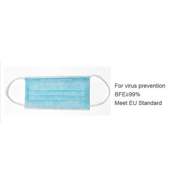 Disposable 99% Meltblown 75gsm Kids Medical Mask