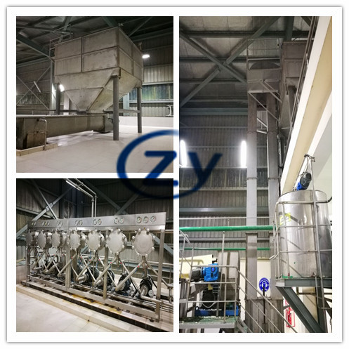 Complete Set Yam Starch Production Line / Cassava Starch Making Machine