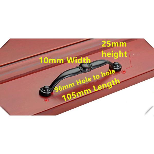 Roma Style Kitchen Cabinet Handles And Knobs, Matte Black Wardrobe Handles Arched Drawer Pulls