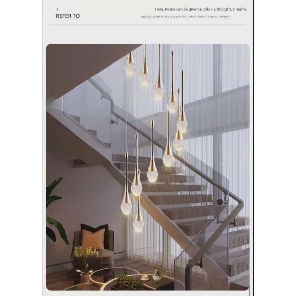 Internet Célébrité Lustre à petite taille Éclairage élégant pour le salon du Penthouse