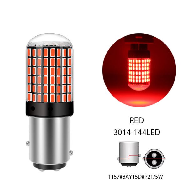 6000 Lumens LED Car Turn Signals 1157 LED Brake Light Bulb High Brightness