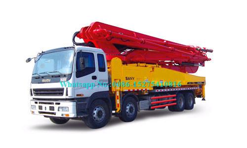 Bomba concreta concreta de Sany do equipamento de construção de 6 braços 180 saída do ³ /H de M