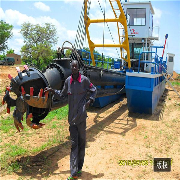 Diesel Bucket Wheel Cutter Suction Dredger 103kw