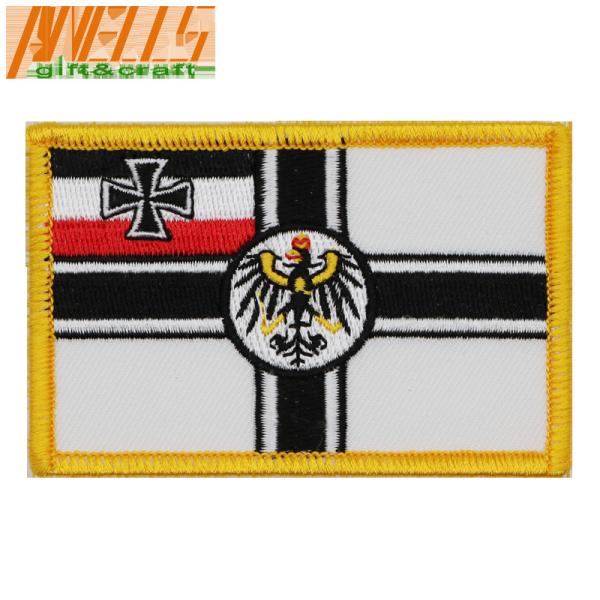 National Flag Of German Embroidery Iron-on Patch Germany DE Flag Military Embroidered Tactical Patch Morale Shoulder App
