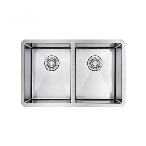 32'' 18 Gauge Home Deep Double Bowl Kitchen Sink Sus 304