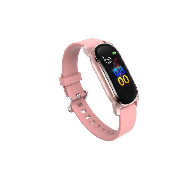 Bluetooth 5.0 0.96Inch 90mah Ladies Waterproof Smart Watch