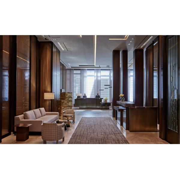 Résistant à l'usure Meubles d'hôtel modernes Packages de chambre à coucher Ensemble de métal en bois massif