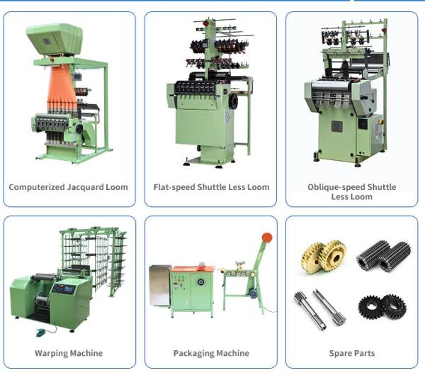 HuaFang Automatic Narrow Band Weaving Tape Needle Loom Machine for Elastic Band, Waistband, Ribbon